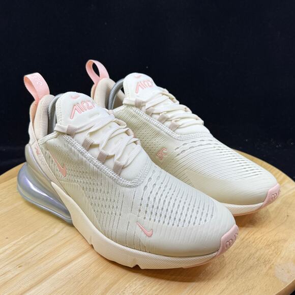 Nike Air Max 270 'Soft Pearl' Sail Ivory Pink IH5966-001 Women's Size 9 Shoes - Picture 4 of 10